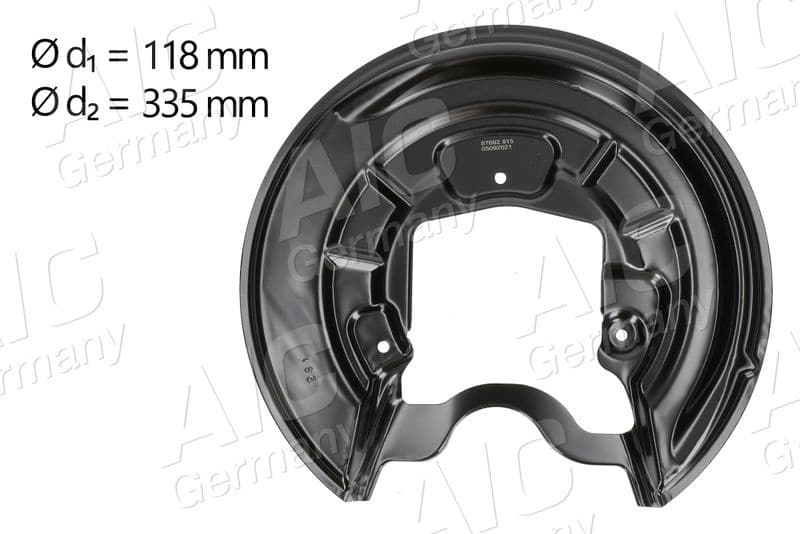 Splash Guard, brake disc Original AIC Quality 57692