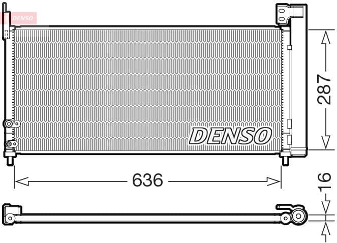 Condenser, air conditioning DCN50122