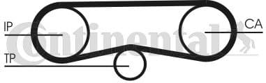 Timing Belt CT1018 - image 2