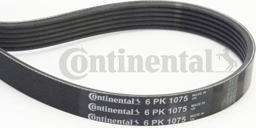 V-ribbed Belt 6PK1075