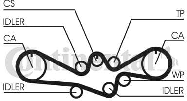 Timing Belt CT1050 - image 2