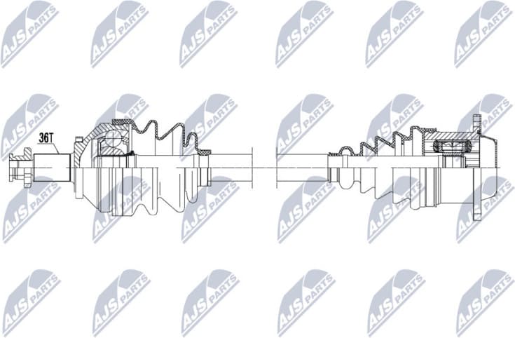 Drive Shaft NPW-VW-145