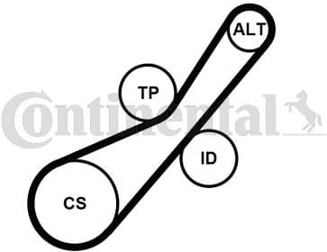 V-ribbed Belt Set 6PK800K2