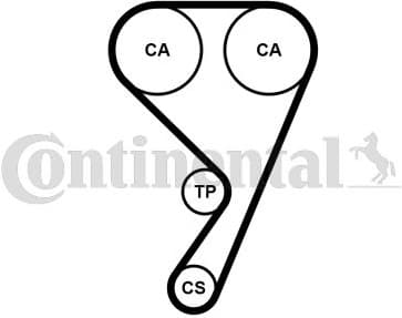 Timing Belt CT1211 - image 2