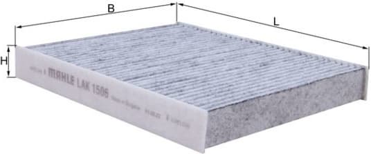 Filter cabin LAK1506