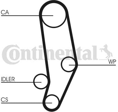 Water Pump & Timing Belt Kit CT704WP1 - image 2