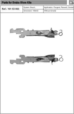 Brake shoe regulator 10153003