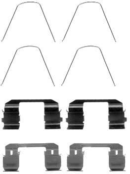 Accessory Kit, disc brake pad 82512400