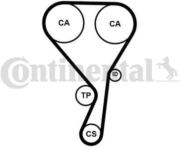 Timing Belt CT1215 - image 2