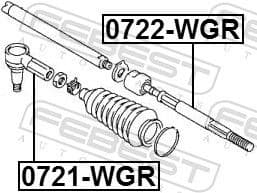 Inner Tie Rod 0722-WGR - image 2