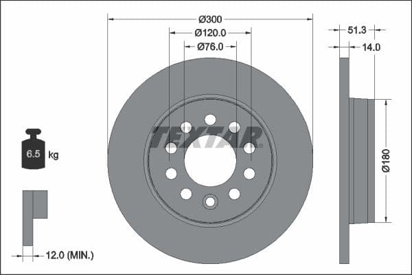 Brake Disc PRO 92345203