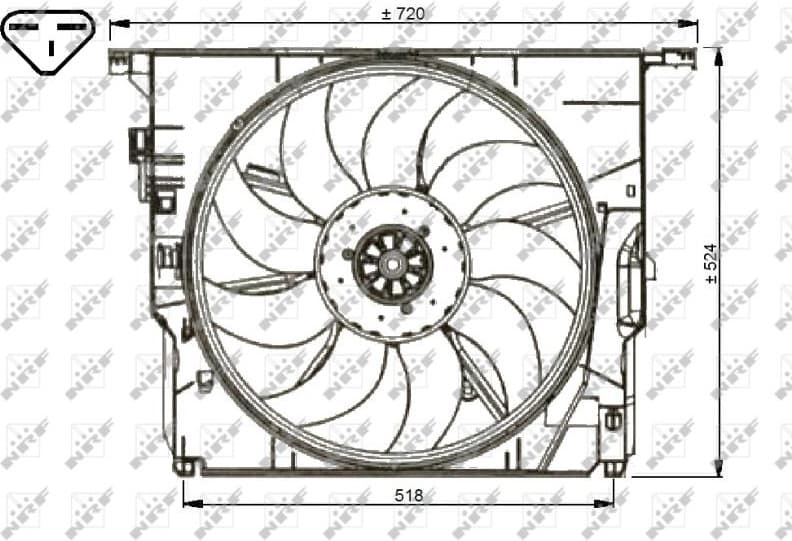 Fan, engine cooling 47739 - image 3