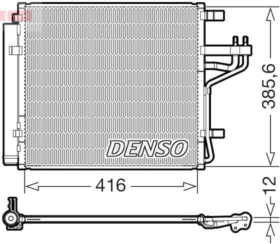 Condenser, air conditioning DCN43014