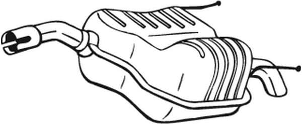 Rear Muffler 185-001