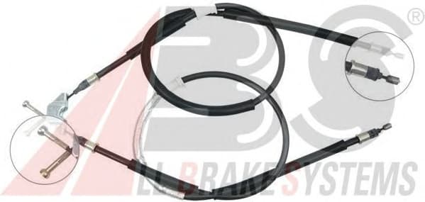 Cable handbrake 33.0276 - image 2