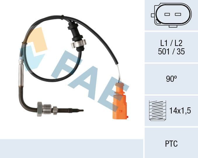 Sensor, exhaust gas temperature 68024