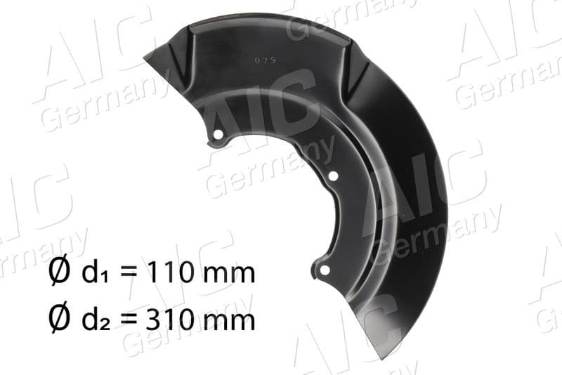 Splash Guard, brake disc Original AIC Quality 56018
