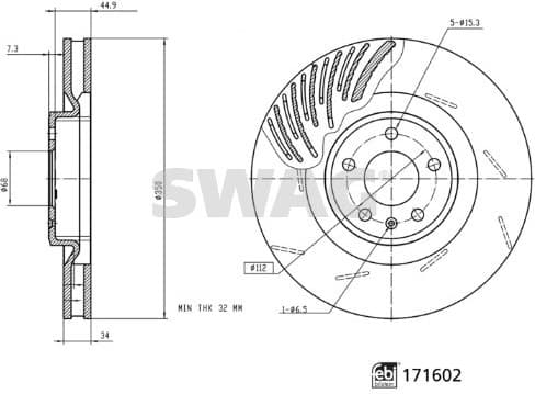 Brake Disc 33 10 0966