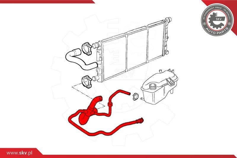 Radiator Hose 43SKV024 - image 4