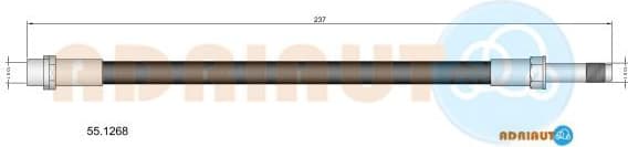 Brake hose rear 55.1268