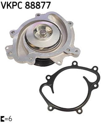 Water Pump, engine cooling VKPC 88877 - image 2
