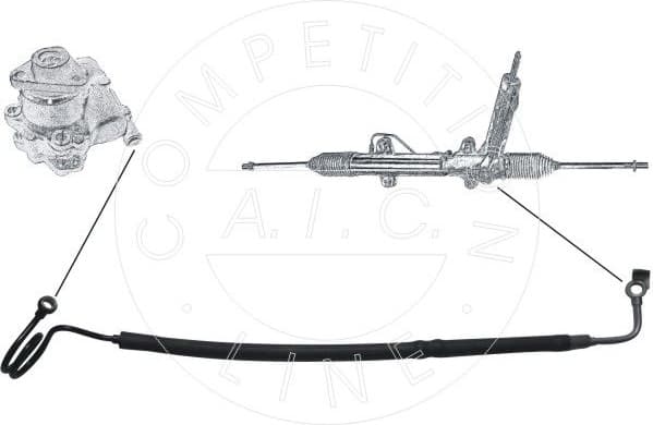 Hydraulic Hose, steering Original AIC Quality 54997