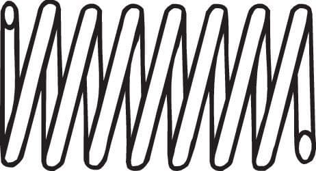Spring, exhaust pipe 251-026