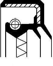 Shaft Seal, differential 49107032