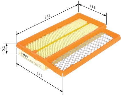Air Filter F 026 400 466 - image 5