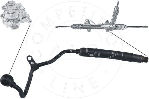 Hydraulic Hose, steering Original AIC Quality 58281 - image 2