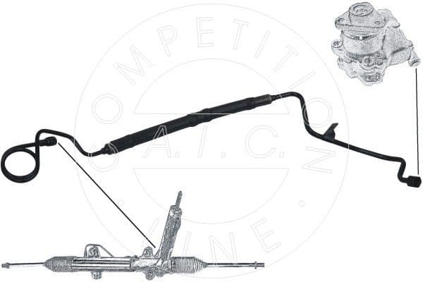 Hydraulic Hose, steering Original AIC Quality 58280 - image 2