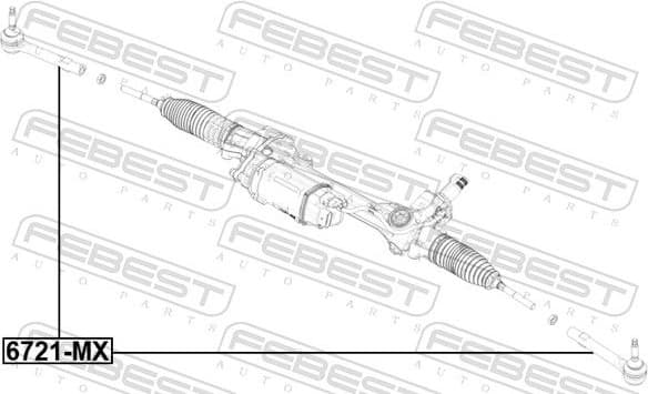 Tie Rod End 6721-MX - image 2