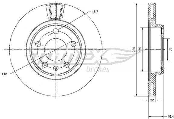Brake Disc TX70-21