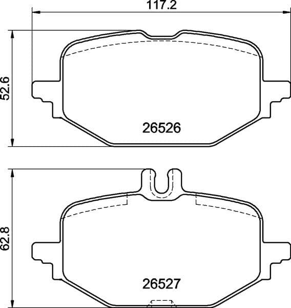 Brake Pad Set, disc brake PRIME LINE P 50 172