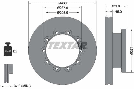 Brake Disc 93088300
