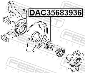 Wheel Bearing DAC35683936 - image 2