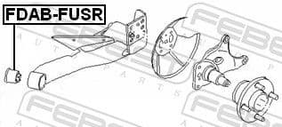 Bushing, axle beam FDAB-FUSR - image 2