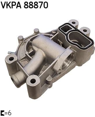 Water Pump, engine cooling VKPA 88870 - image 2