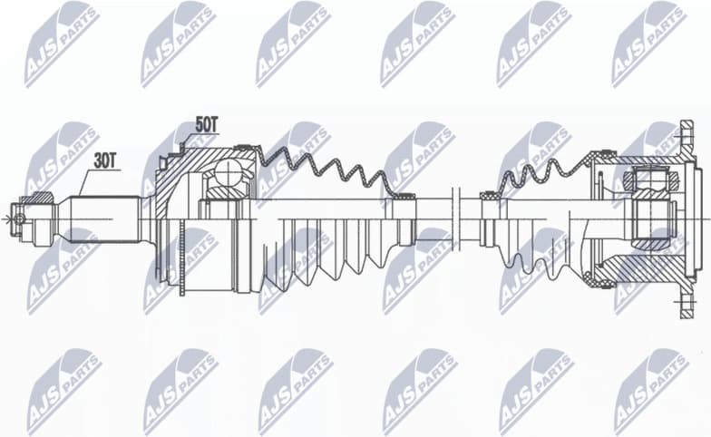 Drive Shaft NPW-MS-081