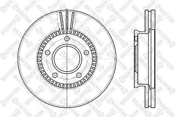Brake Disc 6020-3243V-SX