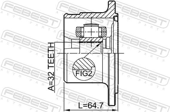 Joint Kit, drive shaft 0211-R20 - image 2