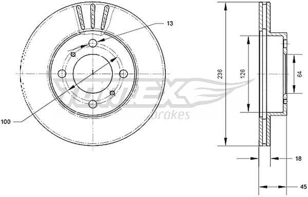 Brake Disc TX70-98