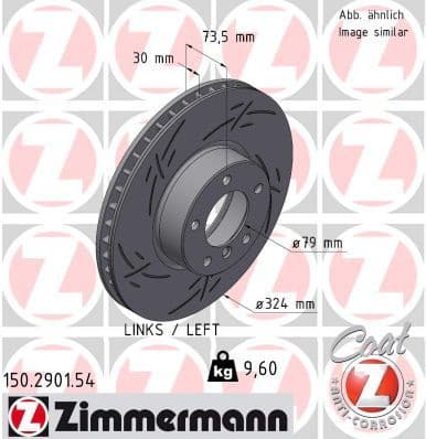 Brake Disc BLACK Z 150.2901.54