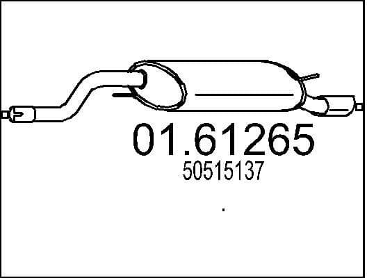 Rear Muffler 01.61265