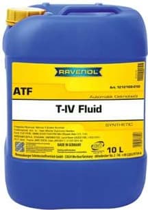 Automatic Transmission Fluid RAVENOL ATF T-IV Fluid 121210201001999