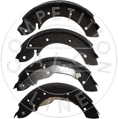 Brake Shoe Set Original AIC Quality 55163