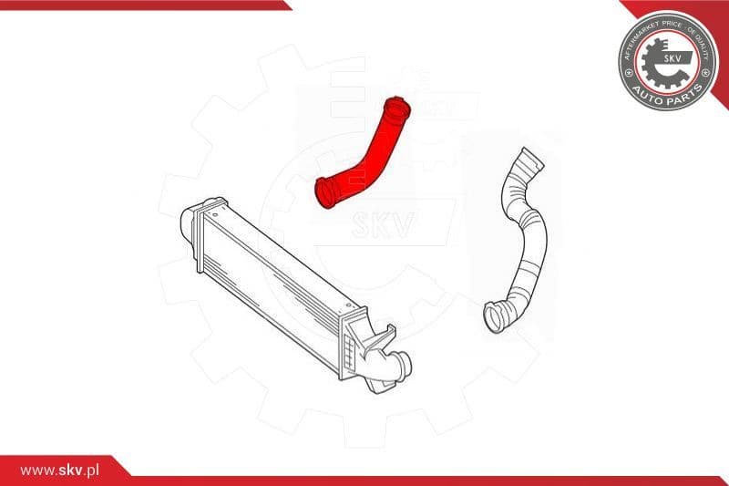 Charge Air Hose 43SKV233 - image 4