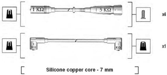 Ignition Cable Kit 941175080751