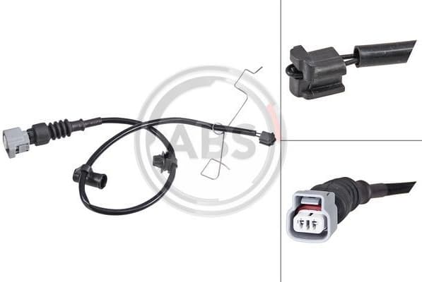 Warning Contact, brake pad wear 39447