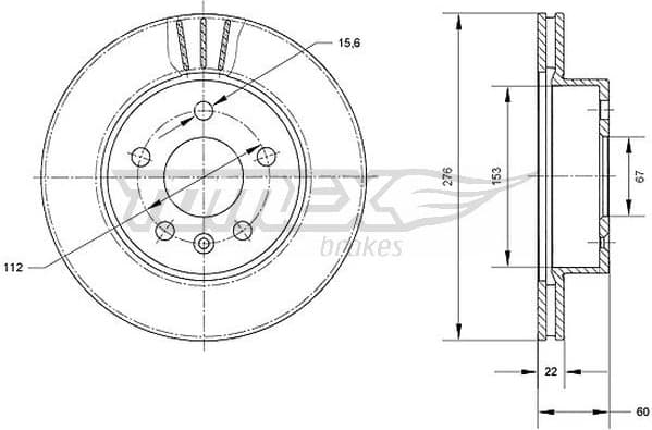 Brake Disc TX70-52